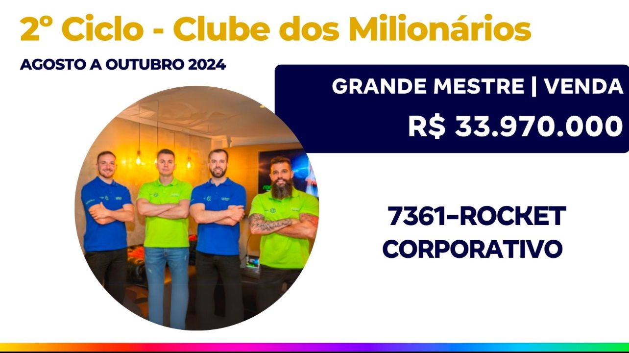 2 ciclo - Clube dos Milionários | Grande Mestre R$ 33.970.000